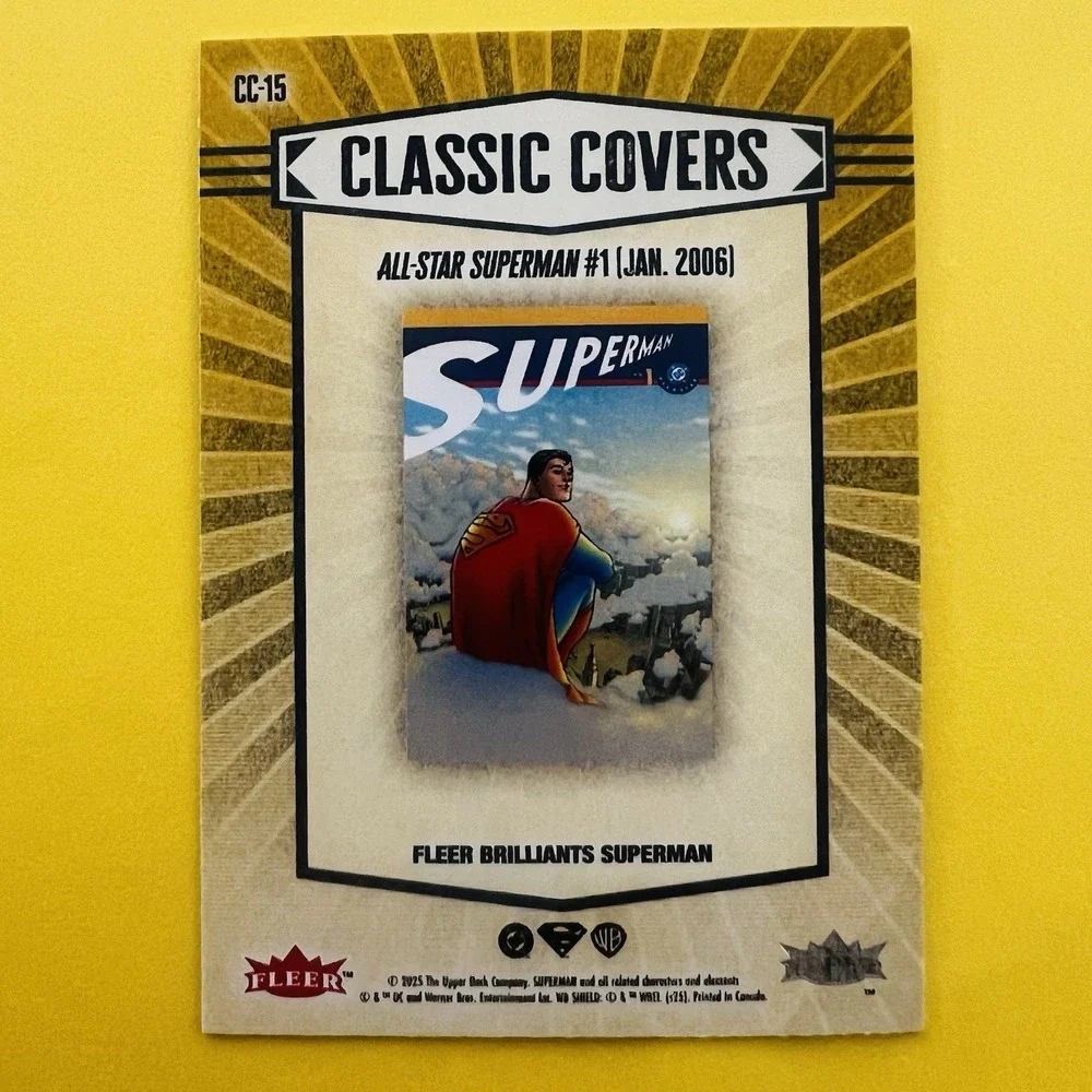2025 Upper Deck Fleer Brilliants‎ Superman Classic Covers All-Star #1 CC-15